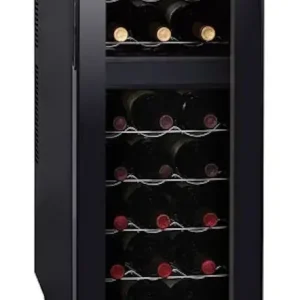 Solo Oggi Melchioni Vermentino Dual 21 Cantinetta termoelettrica Libera installazione Nero 21 bottiglia/bottiglie
