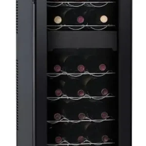 Melchioni Vermentino Dual 27 Cantinetta termoelettrica Libera installazione Nero 27 bottiglia/bottiglie Direttamente Dal Produttore
