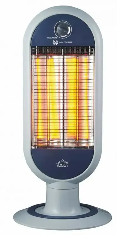 DCG Eltronic sa9829 Interno Blu, Grigio Riscaldatore di ambienti elettrico alogeno Reso Gratuito
