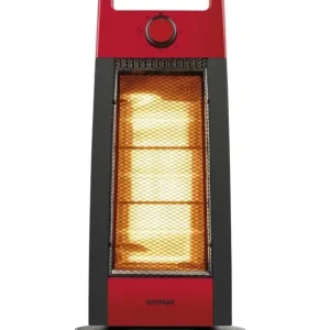 G3 Ferrari G60007 stufetta elettrica Interno Nero, Rosso 1200 W Riscaldatore di ambienti elettrico alogeno Saldi