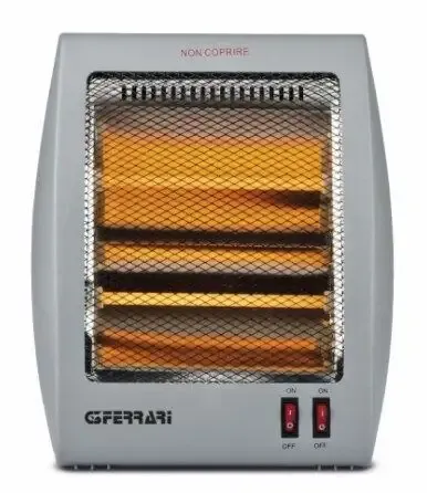 Prezzo Basso G3 Ferrari G60005 Interno Grigio Riscaldatore di ambienti elettrico al quarzo