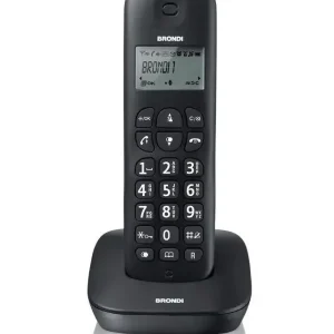 Pagamento Sicuro Brondi GALA Telefono DECT Identificatore di chiamata Nero