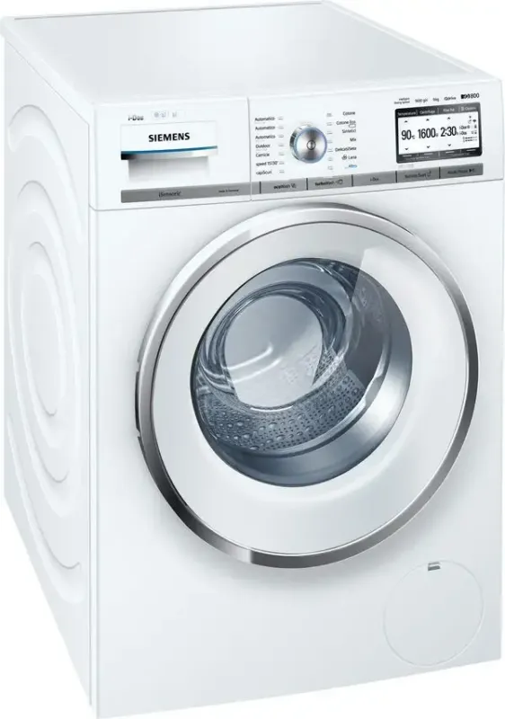 Siemens iQ800 WMH6Y849IT lavatrice Caricamento frontale 9 kg 1600 Giri/min Bianco Solo Oggi