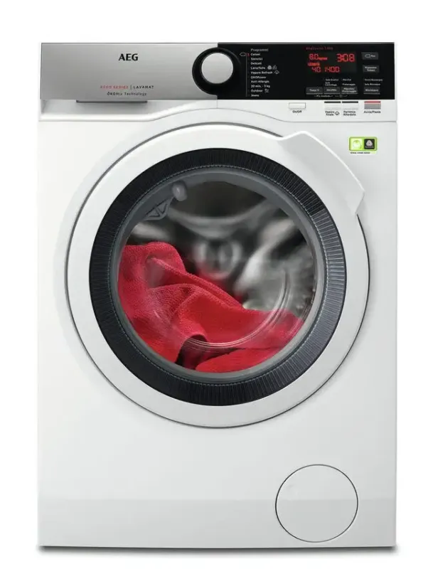 Bestseller AEG L8FEE845X lavatrice Caricamento frontale 8 kg 1400 Giri/min B Grigio