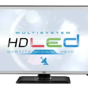 Trevi 1902 SAT TV HEVC Multisystem 48,3 cm (19") HD 200 cd/m² Nero Spedizione Espresso