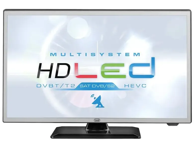 Trevi 1902 SAT TV HEVC Multisystem 48,3 cm (19") HD 200 cd/m² Nero Spedizione Espresso