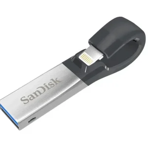 SanDisk iXpand unità flash USB 32 GB USB Type-A / Lightning 3.2 Gen 1 (3.1 Gen 1) Nero, Argento Subito Disponibile