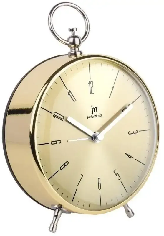 Subito Disponibile Lowell Justaminute JA7045 Orologio da tavolo in quarzo Rotondo Oro