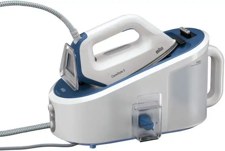 Esclusivo Braun IS 5145 WH ferro da stiro a caldaia 2400 W 2 L Blu, Bianco