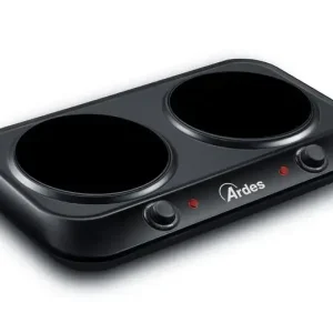 Più Venduto Ardes AR1F402 piano cottura Nero Superficie piana Ceramica 2 Fornello(i)