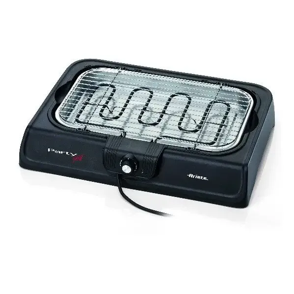 Pagamento Sicuro Ariete 723 Barbecue Da tavolo Elettrico Nero 2000 W