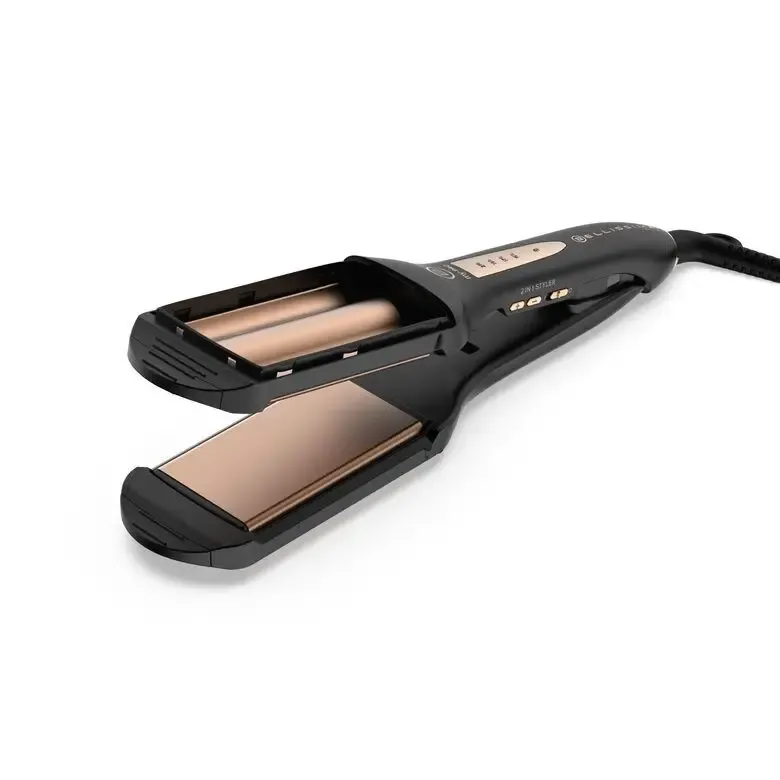 Bellissima My Pro 2 in 1 Straight & Waves B29 100 Piastra per capelli Caldo Nero 76 W 1,8 m Ultima Occasione