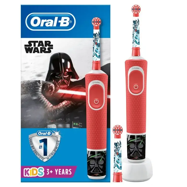 Prezzo Scontato Oral-B Kids Spazzolino Elettrico Ricaricabile 1 Manico con Personaggi di Star Wars, per età da 3 anni