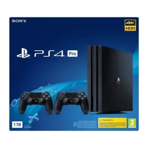 Vendita Finale Sony PS4 Pro 1TB Gamma + 2 DS4 V2 1000 GB Wi-Fi Nero