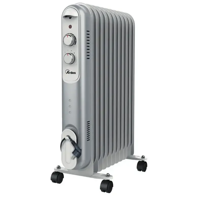 Ardes Curvy 11 Interno Nero, Grigio, Bianco 2500 W Riscaldatore ambiente elettrico a olio Occasione