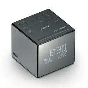 Esclusivo Sony XDRC1DBP radio Orologio Nero, Argento
