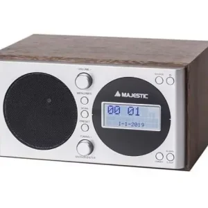 Miglior Prezzo New Majestic WR-162 DAB Digitale Argento, Legno