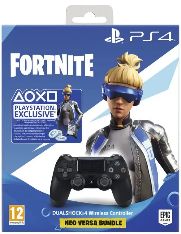 Sony Fortnite Neo Versa DualShock 4 V2 Nero Bluetooth/USB Gamepad Analogico/Digitale PlayStation 4 Pagamento Sicuro