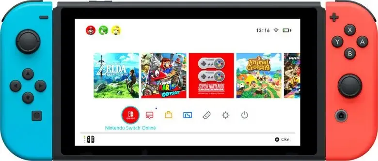 Nintendo Switch V2 2019 console da gioco portatile 15,8 cm (6.2") 32 GB Wi-Fi Nero, Blu, Rosso Compra Oggi Stesso