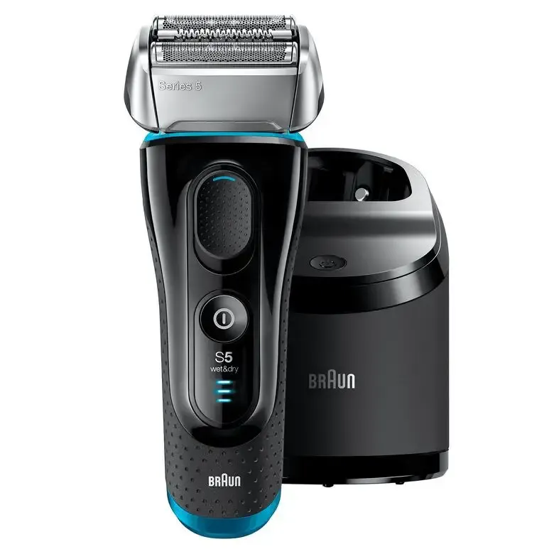 Braun Series 5 5190cc Rasoio Elettrico Barba A Lamina Wet&Dry Con Sistema Clean&Charge Consegna Rapida