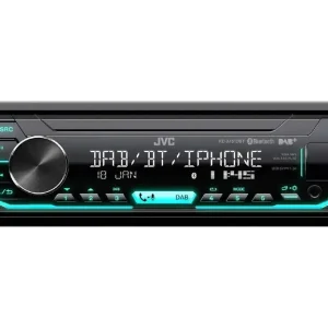JVC KD-X451DBT Ricevitore multimediale per auto Nero Bluetooth Popolare