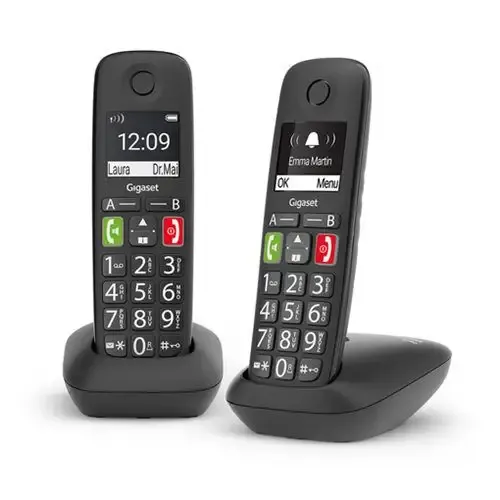 Gigaset E290 Duo Telefono analogico/DECT Identificatore di chiamata Nero Miglior Prezzo