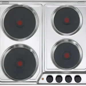 De’Longhi FFI 46 ER piano cottura Acciaio inossidabile Da incasso 60 cm Piastra sigillata 4 Fornello(i) Compra Adesso