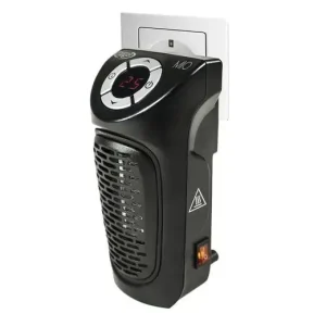 Vendita Finale Argoclima MIO stufetta elettrica Interno Nero 350 W Riscaldatore ambiente elettrico a infrarossi