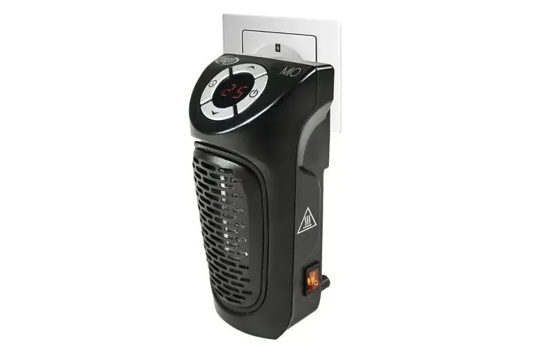 Vendita Finale Argoclima MIO stufetta elettrica Interno Nero 350 W Riscaldatore ambiente elettrico a infrarossi
