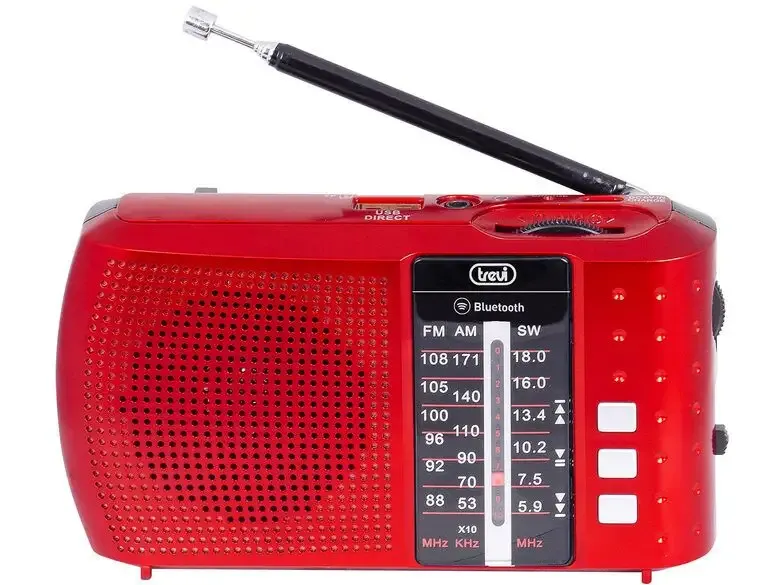 Trevi RA 7F20 BT Portatile Analogico e digitale Rosso Novità