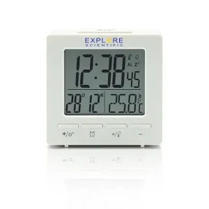 Occasione Imperdibile Explore Scientific RDC1005WHT sveglia Sveglia digitale Bianco
