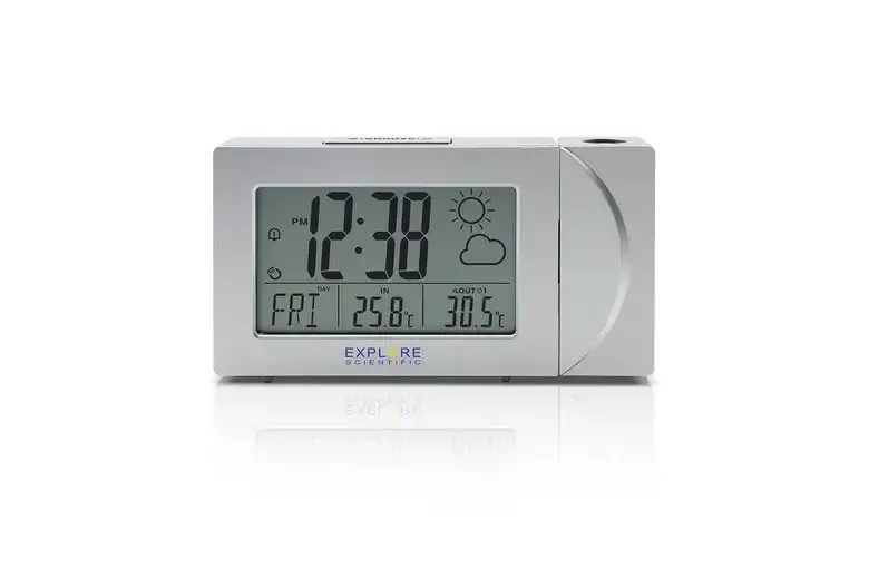 Offerta Speciale Explore Scientific RPW3008 Sveglia digitale Argento