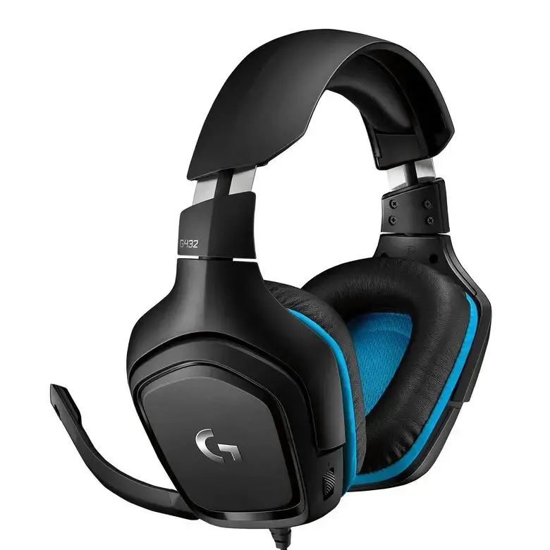 Logitech G G432 Gaming Headset Auricolare Cablato A Padiglione Giocare Nero, Blu Esclusivo