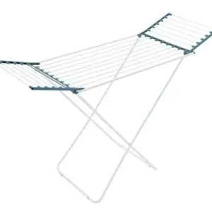 Meliconi Lock Classic 18 Stendibiancheria con alette Blu, Metallico Bestseller