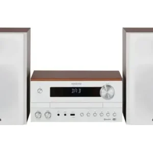 Kenwood M-820DAB Microsistema audio per la casa 50 W Bianco, Legno Economico