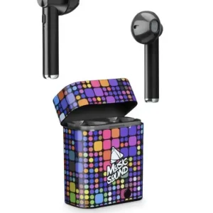 Cellularline AQL True Wireless Bluetooth In-Ear Headset MusicSound schwarz2 - Headset - Kabellos Supporto per cuffie Nuovo Arrivo