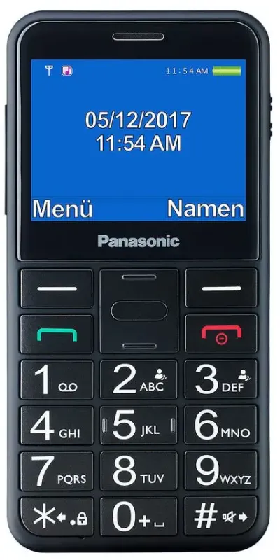 Panasonic KX-TU150 6,1 cm (2.4") 102 g Nero Telefono cellulare basico Offerta Limitata