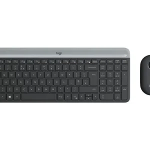 Logitech Slim Wireless Combo MK470 tastiera RF Wireless QWERTY Italiano Grafite Nuova Collezione