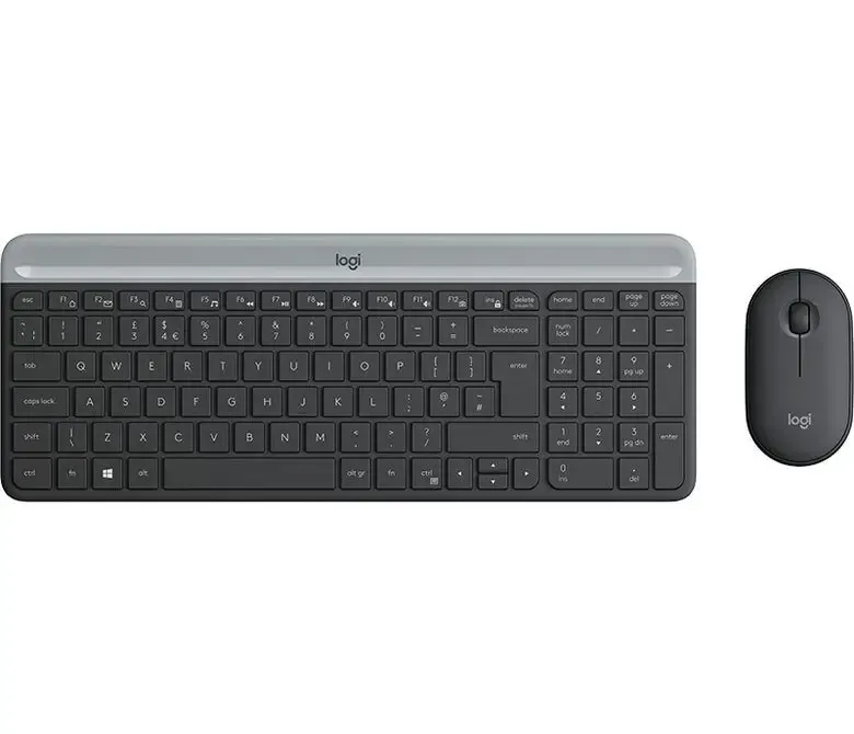 Logitech Slim Wireless Combo MK470 tastiera RF Wireless QWERTY Italiano Grafite Nuova Collezione