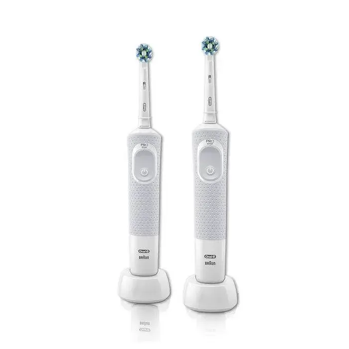 Soddisfatti O Rimborsati Oral-B Vitality 100 CrossAction Adulto Spazzolino rotante-oscillante Grigio, Bianco