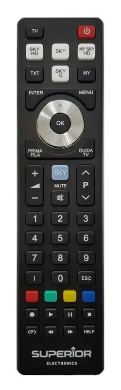 Superior Electronics SUPTRB027 telecomando Sky Pulsanti Di Tendenza