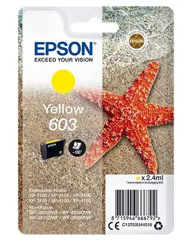 Epson Singlepack Yellow 603 Ink Esclusivo