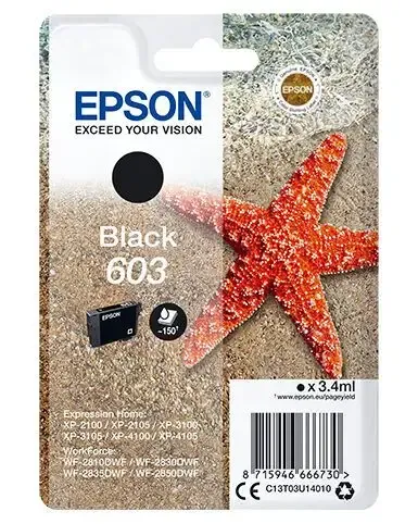 Promo Stagionale Epson Singlepack Black 603 Ink