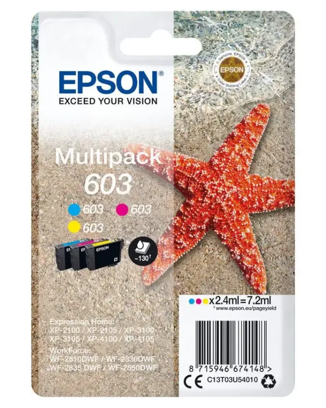 Ultime Pezzi Epson Multipack 3-colours 603 Ink