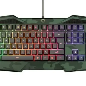 Compra Online Trust GXT 830-RW-C tastiera USB QWERTY Italiano Nero, Verde