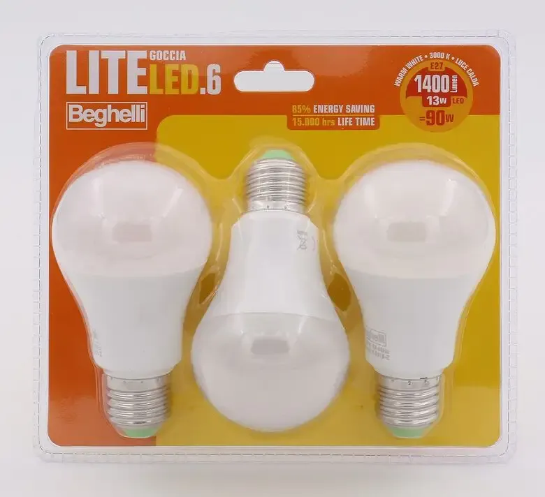 Super Prezzo Beghelli LiteLED.6 Lampadina a risparmio energetico 13 W E27 F