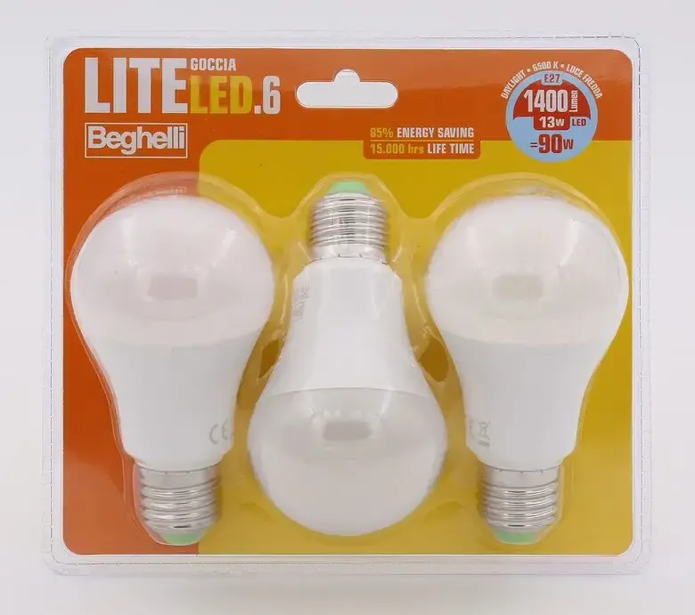 Beghelli LiteLED.6 Lampadina a risparmio energetico 13 W E27 F Prezzo Conveniente