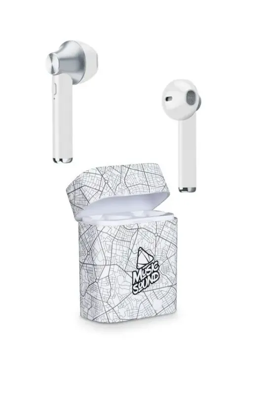 Cellularline AQL True Wireless Bluetooth In-Ear Headset Music Sound weiß1 - Headset - Kabellos Auricolare True Wireless Stereo (TWS) MUSICA Bianco Occasione Imperdibile