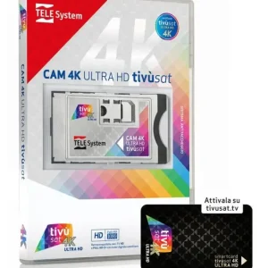 Compra Adesso TELE System CAM tivùsat 4K Ultra HD Modulo di accesso condizionato (CAM)