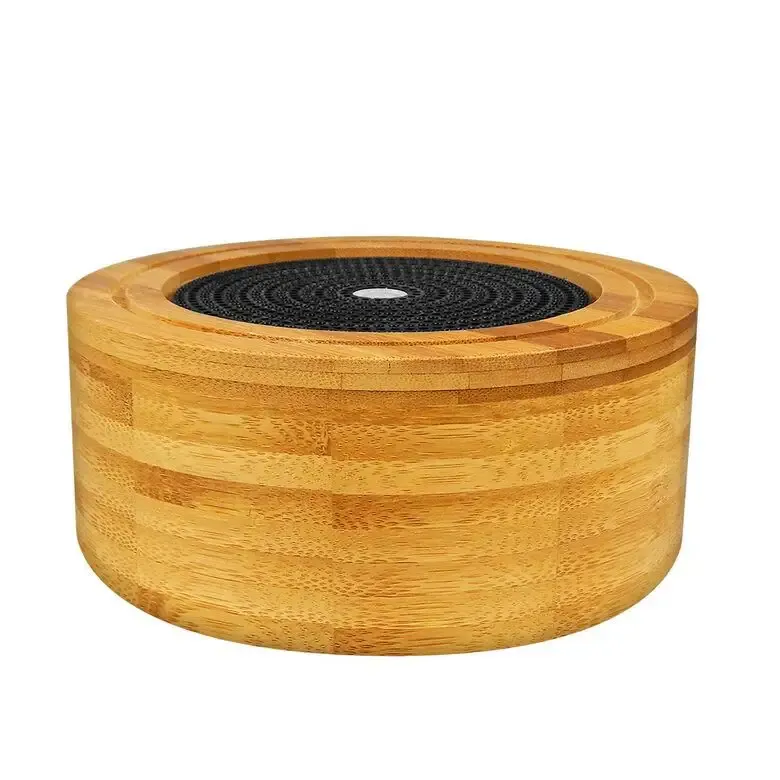 Arya HD - Diffusore ad ultrasuoni in vero legno di Bamboo Saturn Offerta Limitata